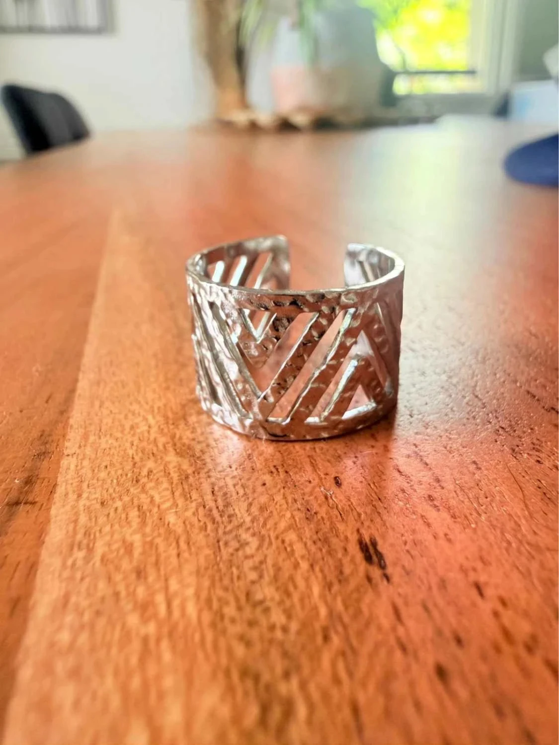 Bague géométrique